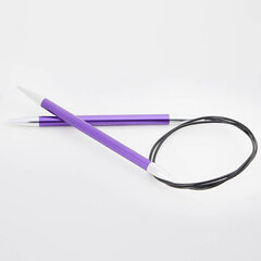 Круговые спицы KnitPro Zing 80 cm, 7.00 mm цена и информация | Принадлежности для вязания | pigu.lt