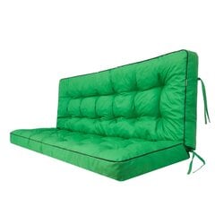 Подушка для качелей HobbyGarden Pola, зеленая цена и информация | Подушки, наволочки, чехлы | pigu.lt