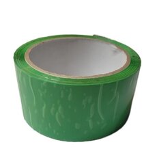 Цветная клейкая лента 50 мм x 66 м, зеленый цвет, 6 шт. цена и информация | Канцелярские товары | pigu.lt
