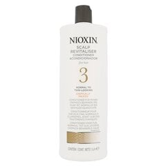 Plaukų kondicionierius Nioxin - System 3, 1000 ml kaina ir informacija | Balzamai, kondicionieriai | pigu.lt