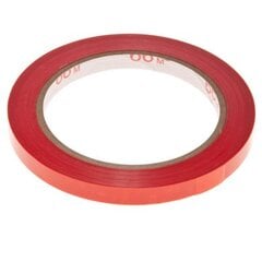 Spalvota lipni juosta 9 mm x 66 m, raudona, 10 vnt kaina ir informacija | Kanceliarinės prekės | pigu.lt