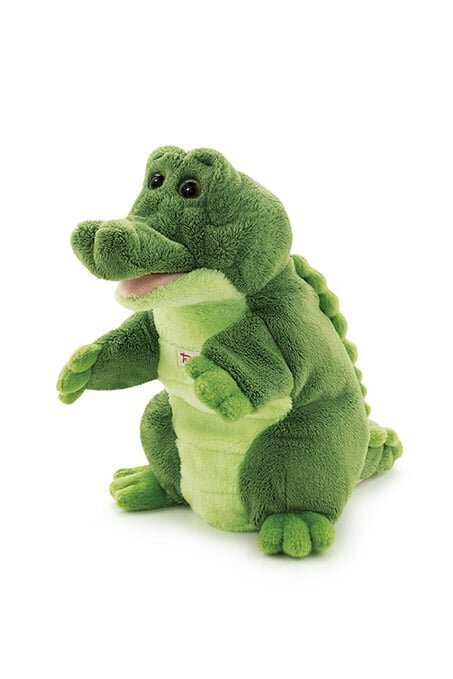 Pliušinis žaislas-pirštinė Trudi Krokodilas, 25 cm kaina ir informacija | Minkšti (pliušiniai) žaislai | pigu.lt