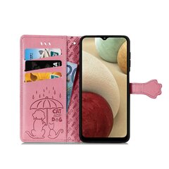 Чехол Flower Book Samsung A546 A54 5G розово-красный цена и информация | Чехлы для телефонов | pigu.lt