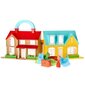 Lėlių namelis su priedais, 37x25x8cm цена и информация | Žaislai mergaitėms | pigu.lt