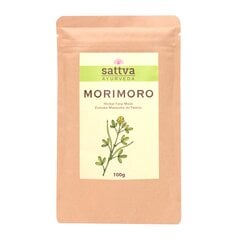 Maroko molio ir ajurvedinių žolelių milteliai veido kaukei Morimoro Sattva Ayurveda, 100g цена и информация | Маски для лица, патчи для глаз | pigu.lt