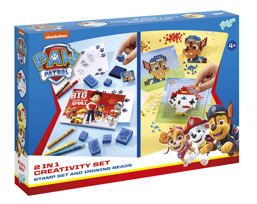 Kūrybinis rinkinys 2in1 Šunyčiai Patruliai (Paw Patrol) Totum, 721012 цена и информация | Lavinamieji žaislai | pigu.lt