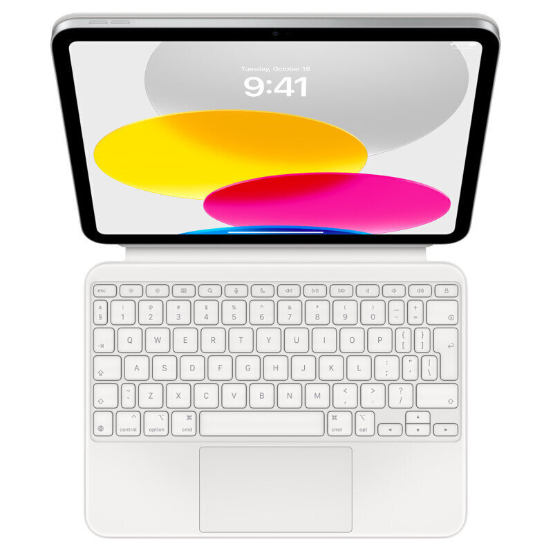 Apple Magic Keyboard Folio for iPad (10th generation) - International English - MQDP3Z/A цена и информация | Planšečių, el. skaityklių priedai | pigu.lt