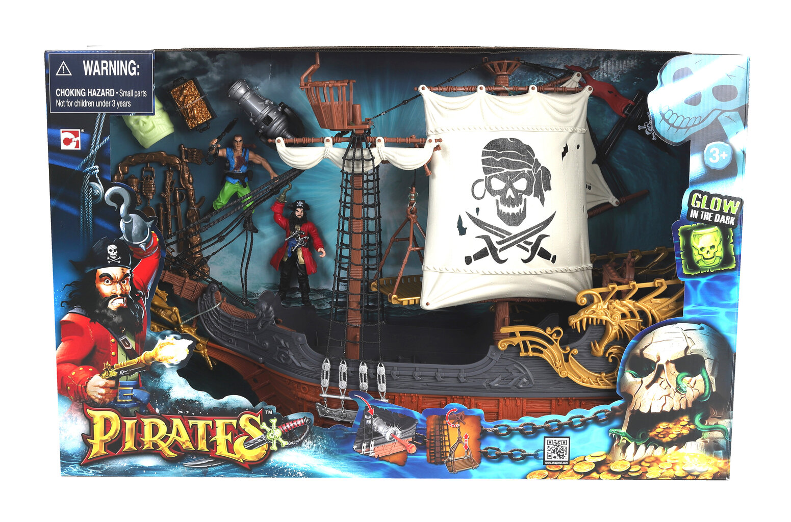 Piratų laivas Pirates Deluxe Captain Ship Chap Mei, 505219 kaina ir informacija | Žaislai berniukams | pigu.lt
