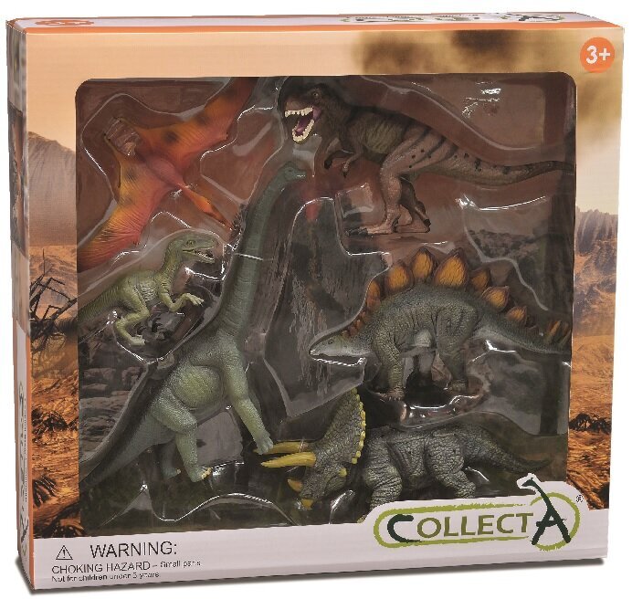 Dinozaurų rinkinys Prehistoric Life Collecta, 89494 цена и информация | Žaislai berniukams | pigu.lt