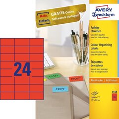 Lipnios etiketės Avery Zweckform, 70 x 37 mm. kaina ir informacija | Kanceliarinės prekės | pigu.lt