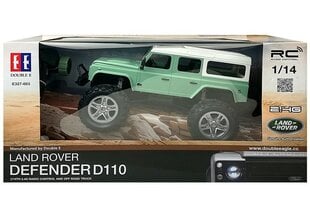 RC automobilis Land Rover Defender D110 R/C Green 7,5 km/h 1:14 2,4G kaina ir informacija | Žaislai berniukams | pigu.lt
