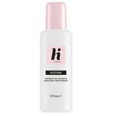 Nagų lako valiklis Hi Hybrid Acetone, 125 ml цена и информация | Лаки, укрепители для ногтей | pigu.lt