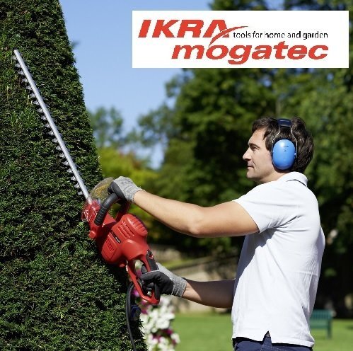Elektrinės gyvatvorių žirklės Ikra Mogatec 650W IHS 650 цена и информация | Gyvatvorių, žolės žirklės | pigu.lt