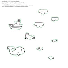 Amatų rinkinys Fridolin Jūra, žuvys kaina ir informacija | Dėlionės (puzzle) | pigu.lt