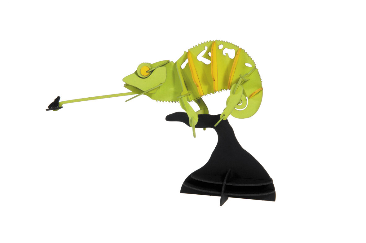 3D modelis Fridolin Chameleonas kaina ir informacija | Dėlionės (puzzle) | pigu.lt