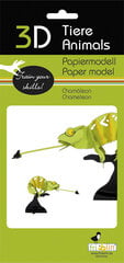 3D модель Fridolin Хамелеон цена и информация | Пазлы | pigu.lt