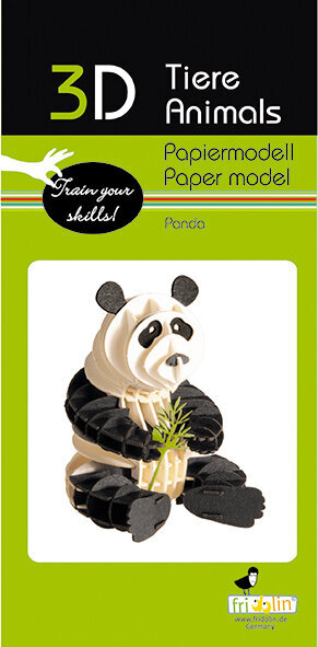 Konstruktorius Panda 3D Fridolin kaina ir informacija | Konstruktoriai ir kaladėlės | pigu.lt