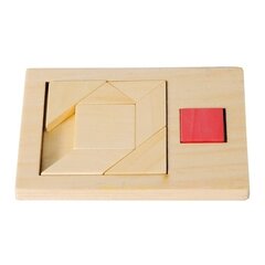 Dėlionė Fridolin Extra Piece, Square 3, medinė kaina ir informacija | Dėlionės (puzzle) | pigu.lt