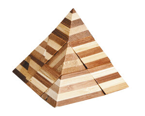 3D-пазл Fridolin bamboo Пирамида цена и информация | Пазлы | pigu.lt
