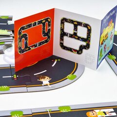 Greitkelio dėlionės su 3 automobiliais, Tooky Toy kaina ir informacija | Žaislai berniukams | pigu.lt