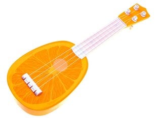 Vaikiška gitara - ukulėlė Apelsinas kaina ir informacija | Lavinamieji žaislai | pigu.lt