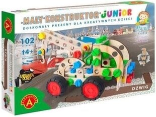 Конструктор Alexander Little Constructor Junior Кран 3 в 1, 102 детали цена и информация | Конструкторы и кубики | pigu.lt