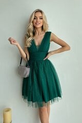 Suknelė moterims Bicotone, žalia цена и информация | Платья | pigu.lt