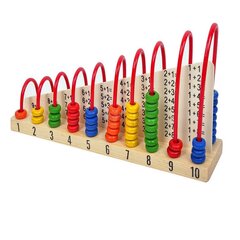 Medinė skaičiuoklė kaina ir informacija | Lavinamieji žaislai | pigu.lt