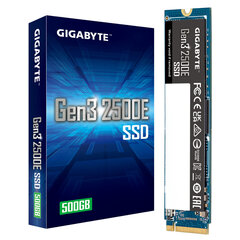 Gigabyte Gen3 2500E SSD 500GB kaina ir informacija | Vidiniai kietieji diskai (HDD, SSD, Hybrid) | pigu.lt