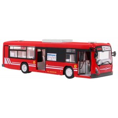 RC valdomas autobusas - atsidaro durys + garsais, raudonas kaina ir informacija | Žaislai berniukams | pigu.lt