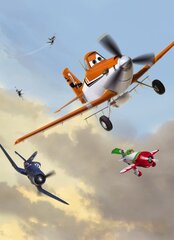 Фотообои Planes Dusty Friends цена и информация | Фотообои с инструментом и клеем - Бежевые листья эвкалипта, 400x280 см | pigu.lt