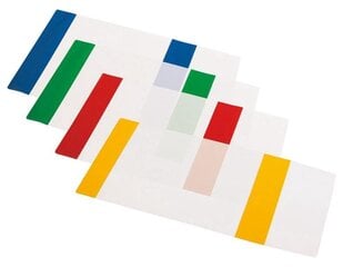 Aplankalai Panta Plast su reguliuojamais spalvotais kraštais A5, 10 vnt. kaina ir informacija | Kanceliarinės prekės | pigu.lt