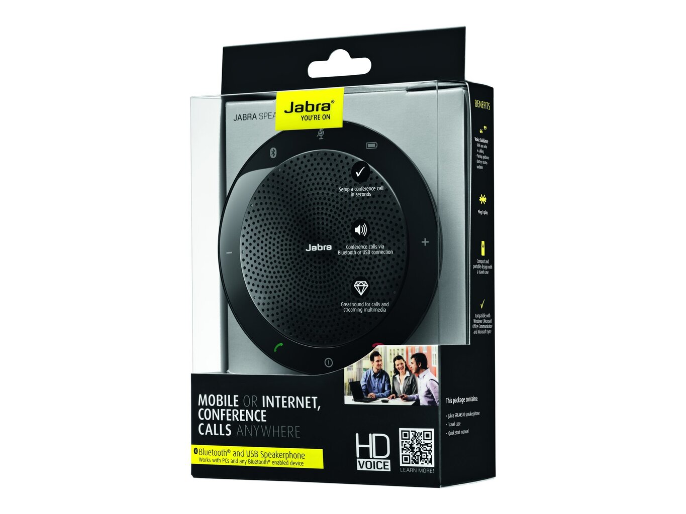 Jabra Speak 510+ MS, juoda kaina ir informacija | Garso kolonėlės | pigu.lt