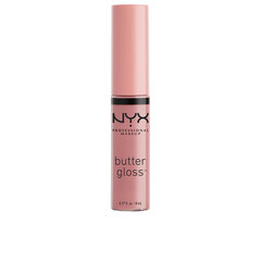 'Rudos spalvos silikonas NYX Butter Gloss Krembriulė 8 ml' kaina ir informacija | Lūpų dažai, blizgiai, balzamai, vazelinai | pigu.lt