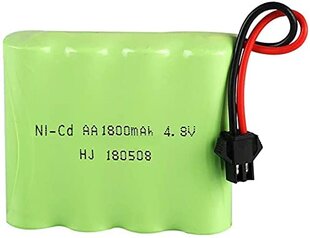 Перезаряжаемая батарея для автомобильного пульта дистанционного управления 1 шт. 4.8В Ni-CD 1800мАч цена и информация | Смарттехника и аксессуары | pigu.lt