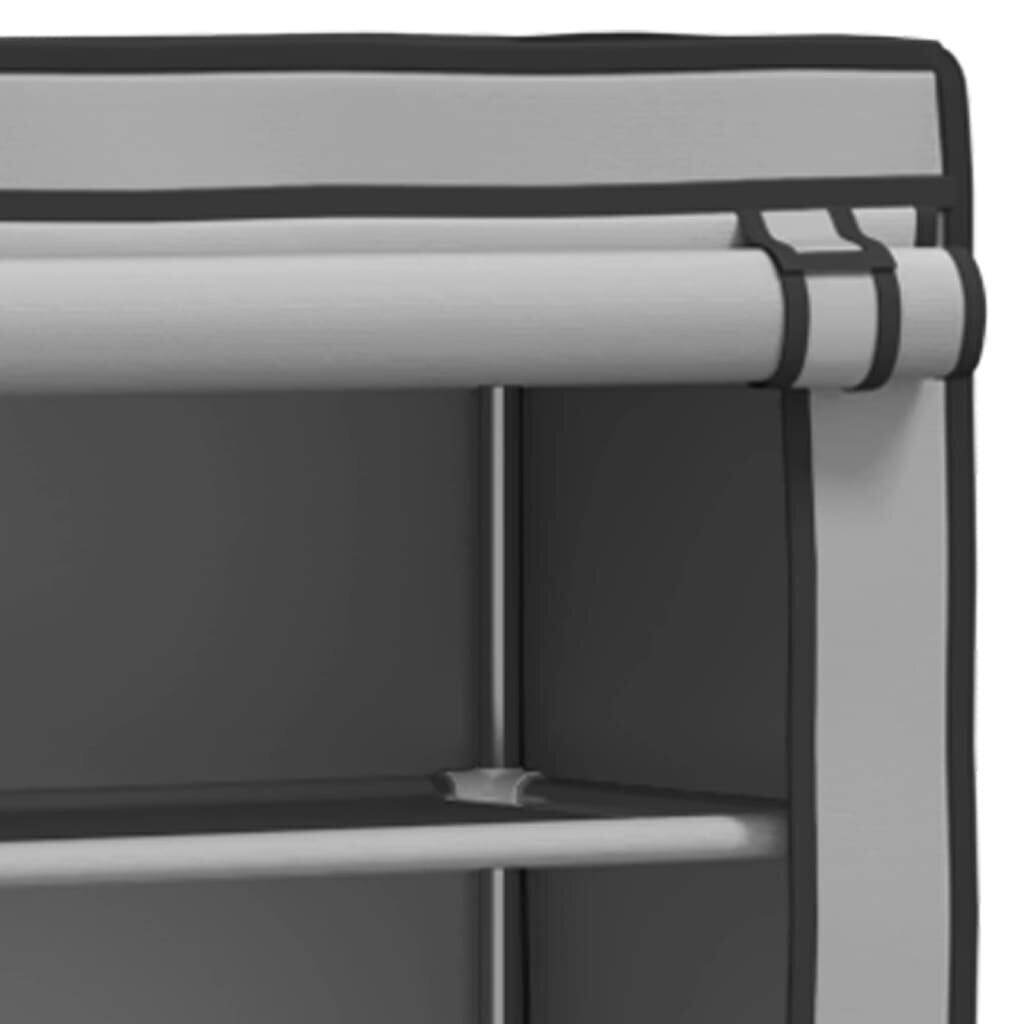 Geležinė lentyna virš skalbimo mašinos, pilka, 71x29,5x170,5 cm. kaina ir informacija | Vonios kambario aksesuarai | pigu.lt