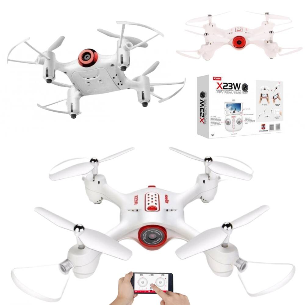 Syma dronas X23W su kamera, Baltos spalvos kaina ir informacija | Dronai | pigu.lt