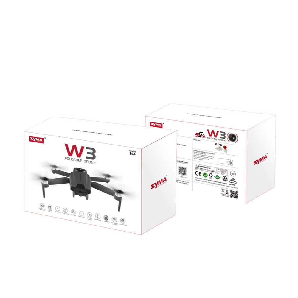 Dronas su kamera Syma W3, EIS, 2K, GPS kaina ir informacija | Dronai | pigu.lt