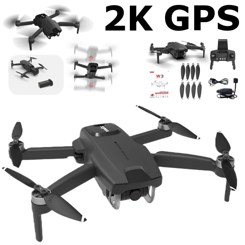 Dronas Dronas su kamera Syma W3, EIS, 2K, GPS kaina | pigu.lt