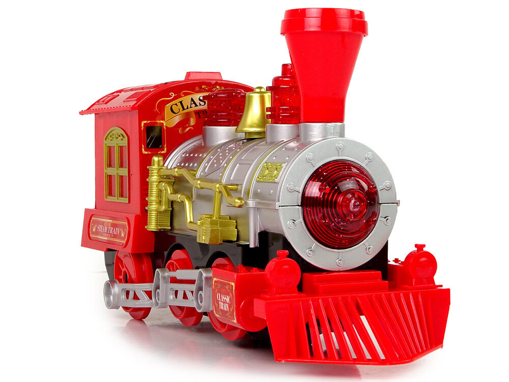 Kalėdinis traukinys su šviesos ir garso efektais kaina ir informacija | Žaislai berniukams | pigu.lt