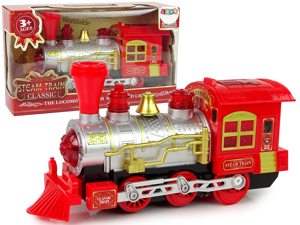 Kalėdinis traukinys su šviesos ir garso efektais цена и информация | Žaislai berniukams | pigu.lt