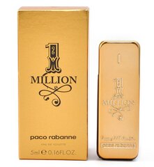 Paco Rabanne 1 Million EDT для мужчин 5 мл цена и информация | Мужские духи | pigu.lt