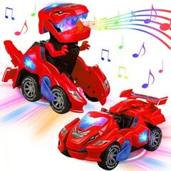 Dinozauras transformeris - raudonas kaina ir informacija | Žaislai berniukams | pigu.lt
