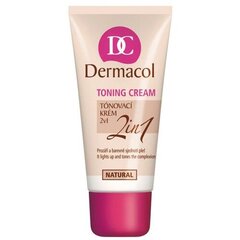 Makiažo pagrindas Dermacol Toning Cream 2 in 1 Caramel, 30 ml kaina ir informacija | Makiažo pagrindai, pudros | pigu.lt