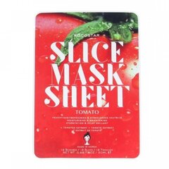 Lakštinė veido kaukė Kocostar Slice Mask Sheet Tomato, 20ml kaina ir informacija | Veido kaukės, paakių kaukės | pigu.lt