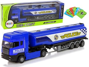 Policijos automobilis su cisterna, 30 cm kaina ir informacija | Žaislai berniukams | pigu.lt