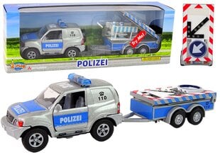 Policijos automobilis su priedais Hipo HXCL009 kaina ir informacija | Žaislai berniukams | pigu.lt