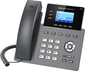 Телефон Grandstream Networks GRP2603P IP 3 lines LCD, черный цена и информация | Стационарные телефоны | pigu.lt