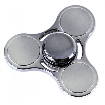 Metalinis suktukas Fidget Spinner, pilkas kaina ir informacija | Stalo žaidimai, galvosūkiai | pigu.lt