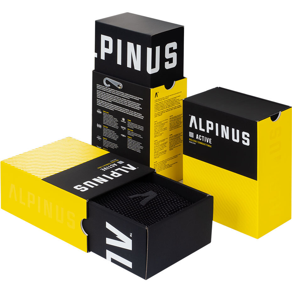 Termo drabužiai vaikams Alpinus Active Set juoda ir pilka GT43204 цена и информация | Apatiniai drabužiai berniukams | pigu.lt